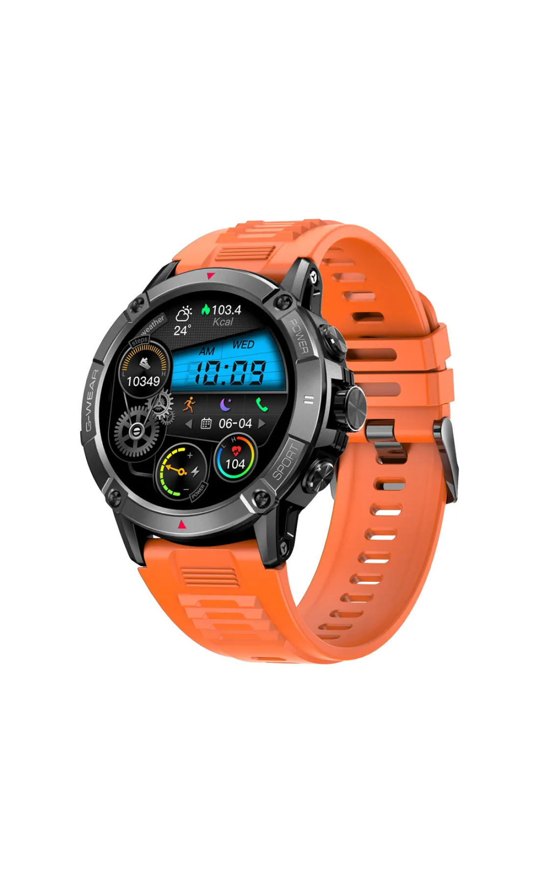 Смарт годинники Modfit Modfit Modfit Expedition Compass Black-Orange