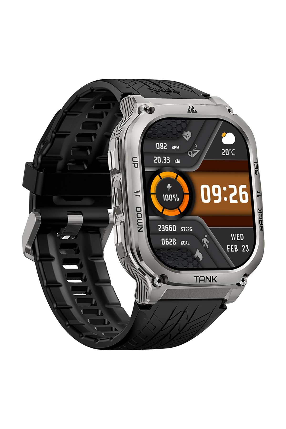 Смарт годинники Kospet Kospet Kospet TANK M3 Silver