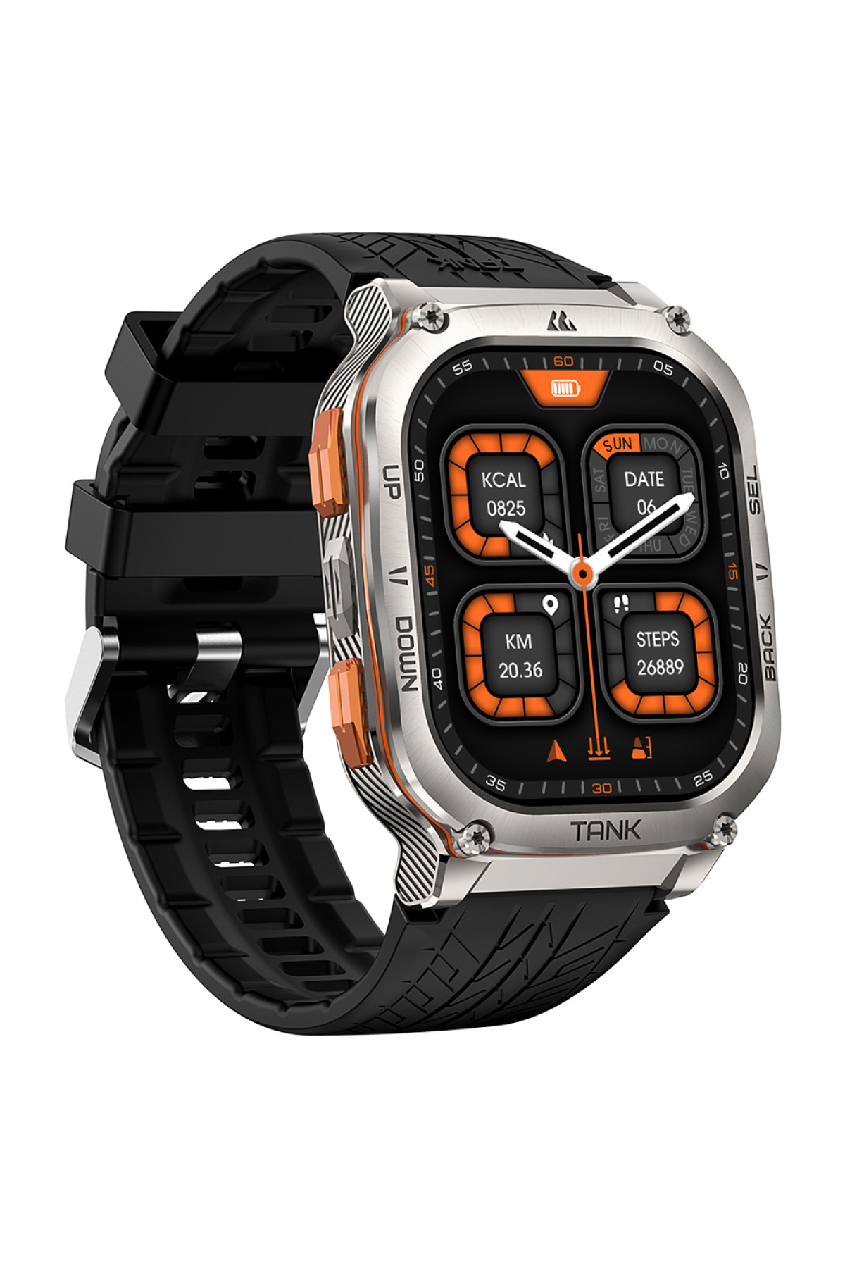 Смарт годинники Kospet Kospet Kospet TANK M3 ULTRA Silver