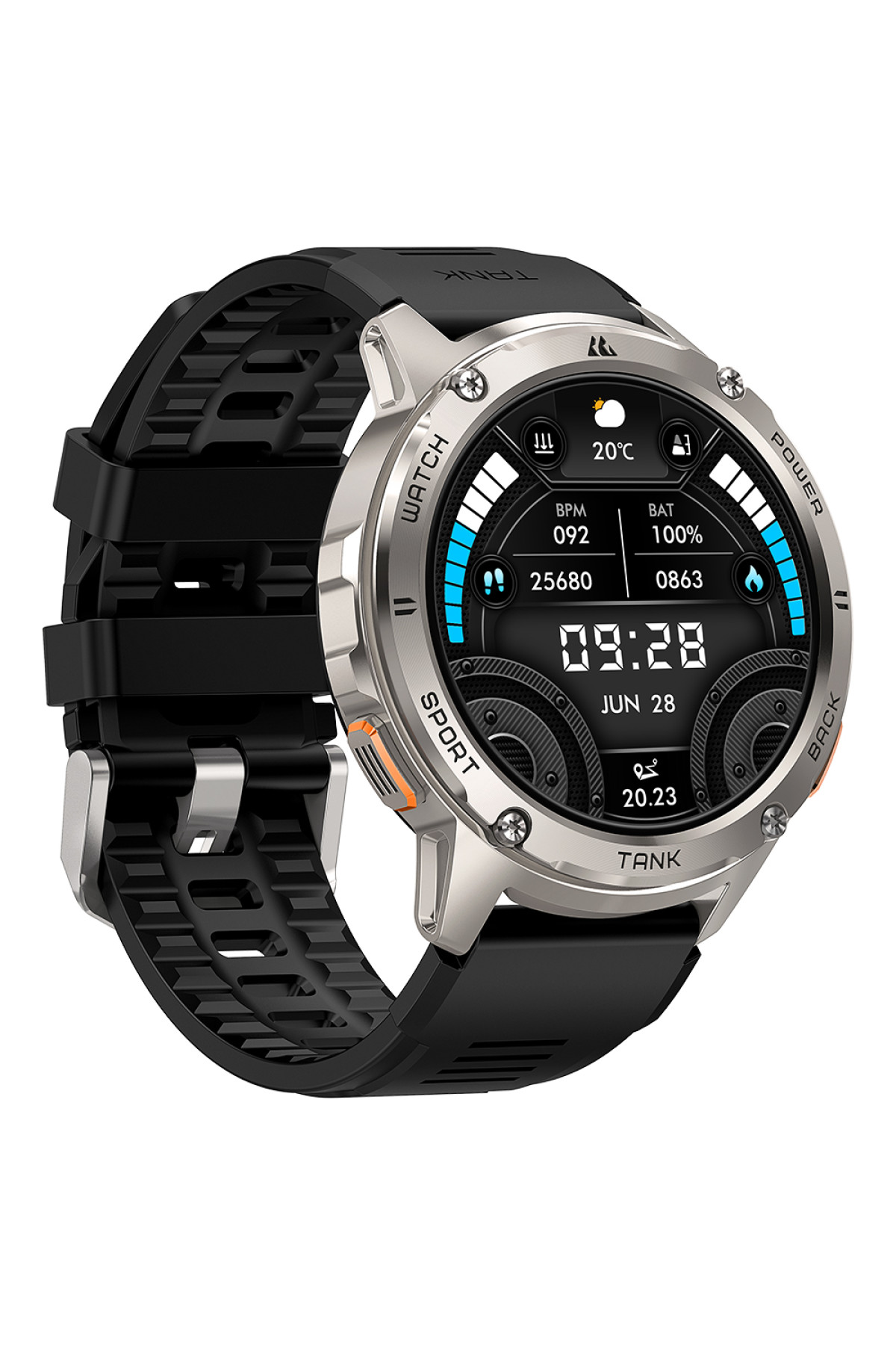 Смарт годинники Kospet Kospet Kospet TANK T3 Silver