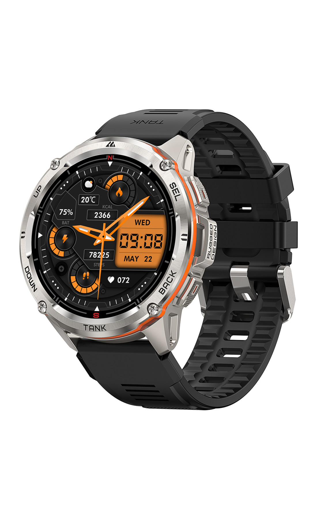 Смарт годинники Kospet Kospet Kospet TANK T3 ULTRA Silver