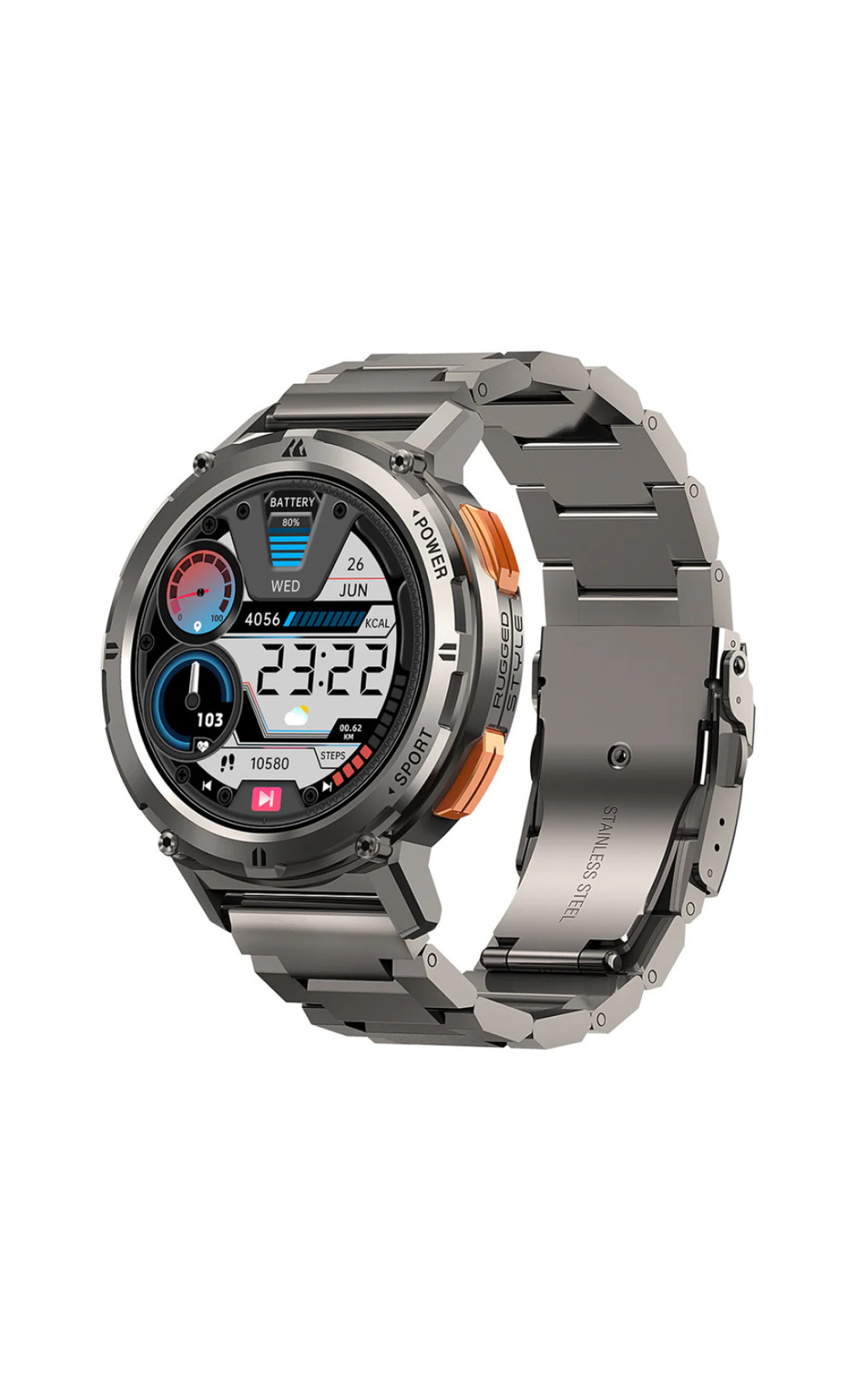 Смарт годинники Kospet Kospet Kospet Tank T2 Metall Silver