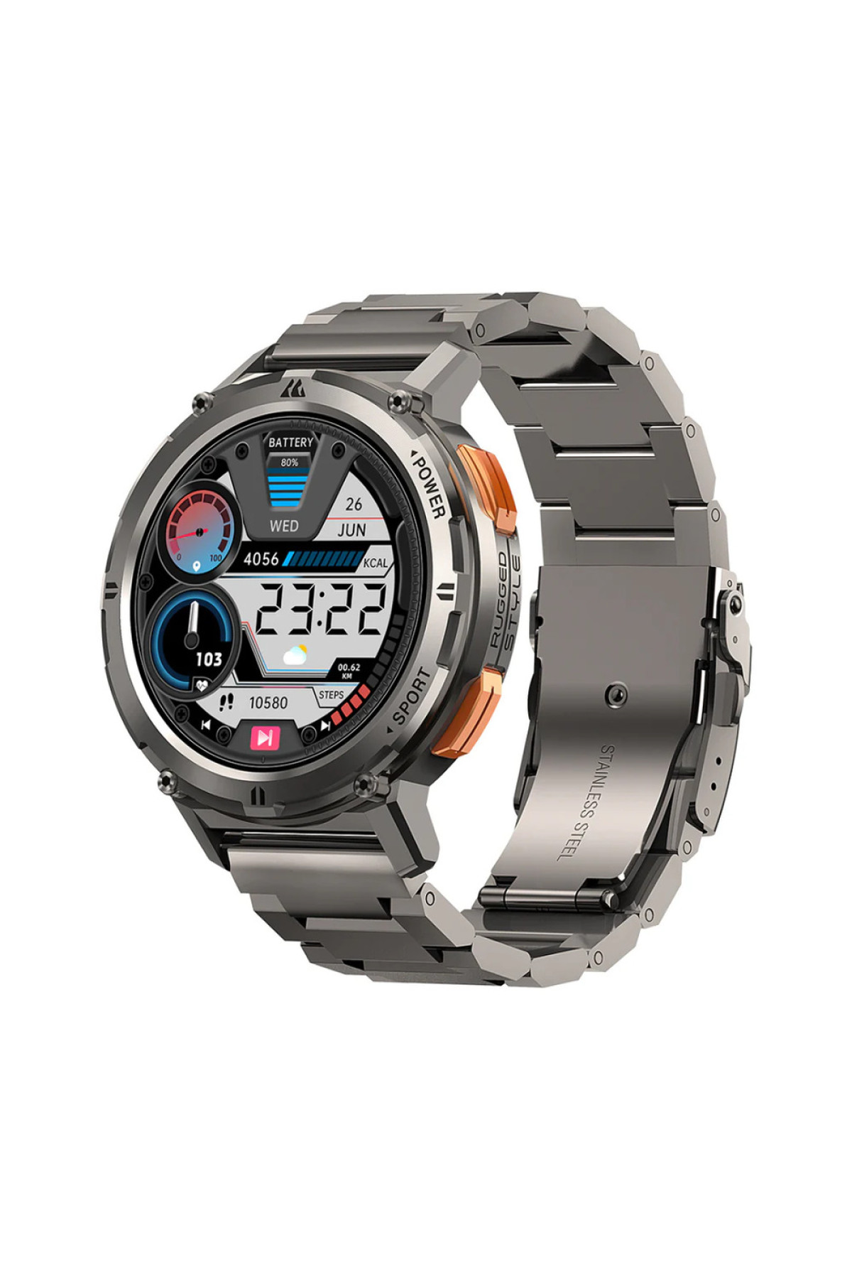 Смарт годинники Kospet Kospet Kospet Tank T2 Metall Silver