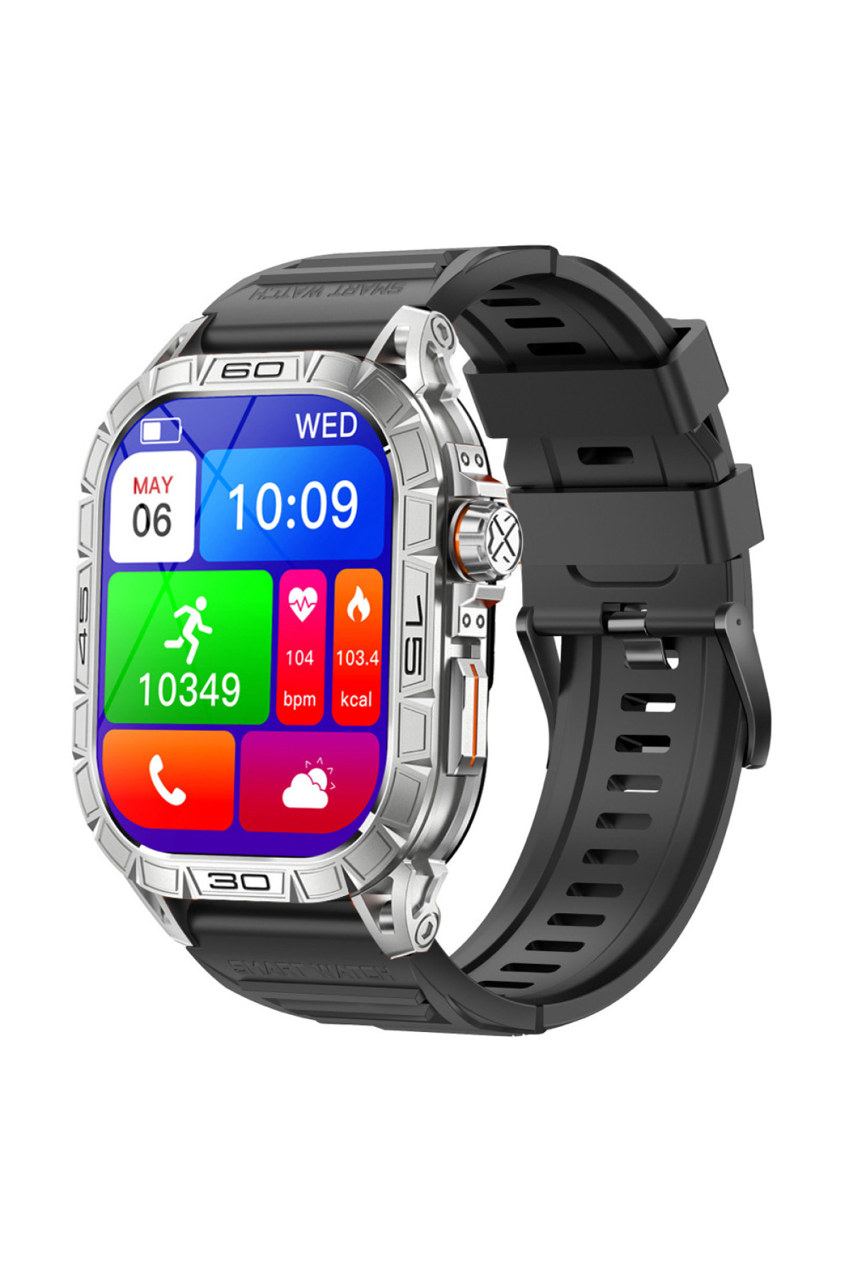 Смарт годинники Modfit Modfit Modfit Navi Compass Ultra Silver-Black