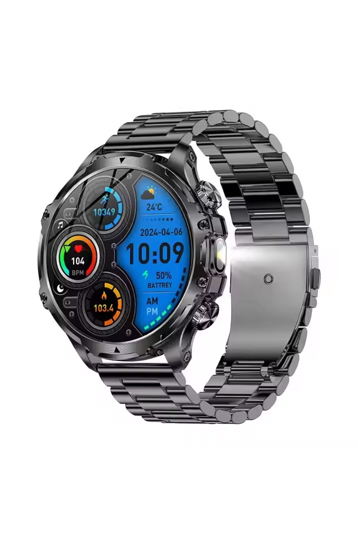 Смарт годинники Modfit Modfit Розумний годинник Modfit Tactic Blaze Black Steel + ремінець в подарунок