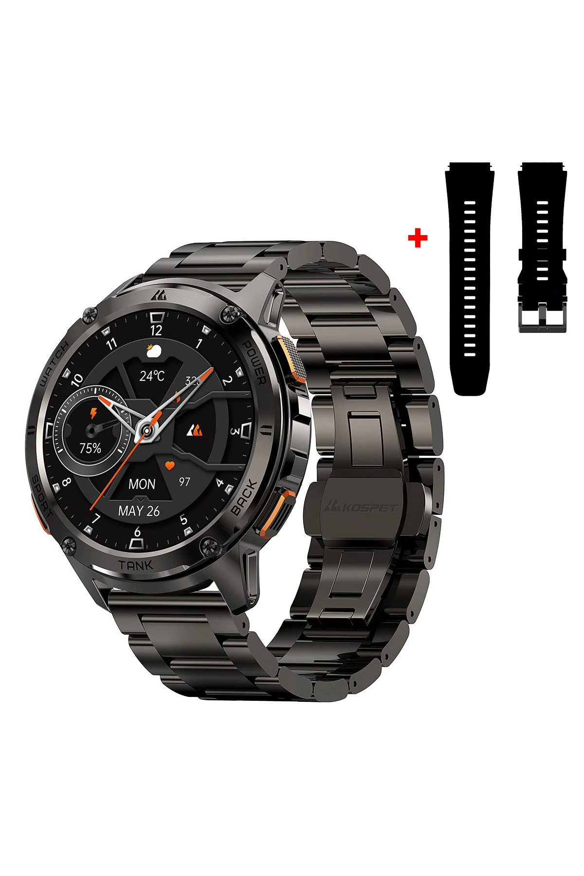 Смарт годинники Kospet Kospet Kospet TANK T3 Black Special Edition