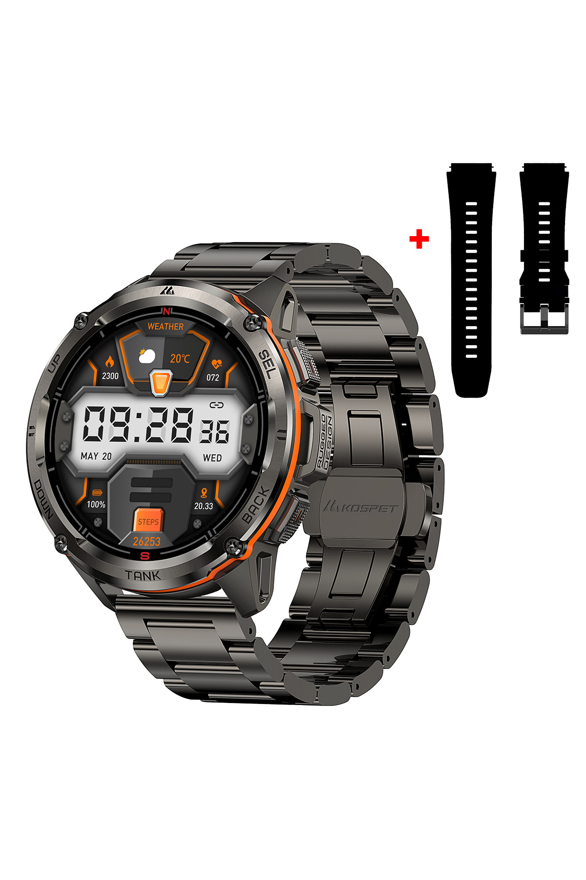 Смарт годинники Kospet Kospet Kospet TANK T3 ULTRA Black Special Edition