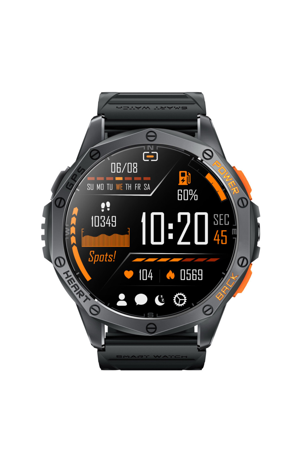 Смарт годинники Modfit Modfit Modfit Pathfinder GPS Compass Black