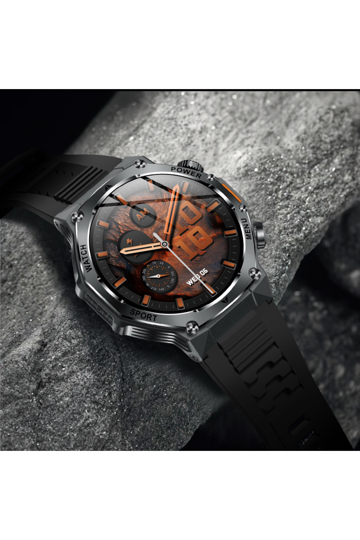 Смарт годинники Modfit Modfit Modfit Titan-X Black Silica